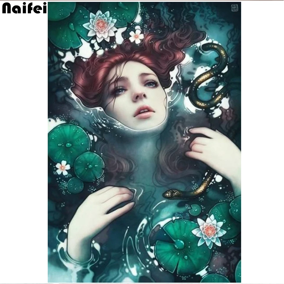 Набор для вышивки стразами Змея картина 5d сделай сам с полными квадратными и