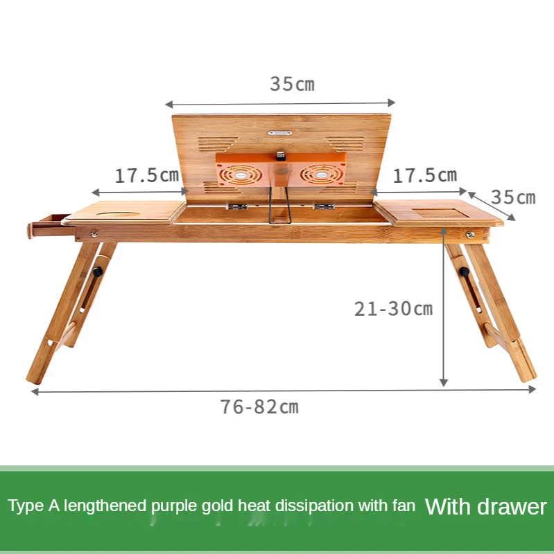 

Simple portable bamboo notebook computer desk adjustable tablet laptop bed table bedroom solid wood folding study desk SP145