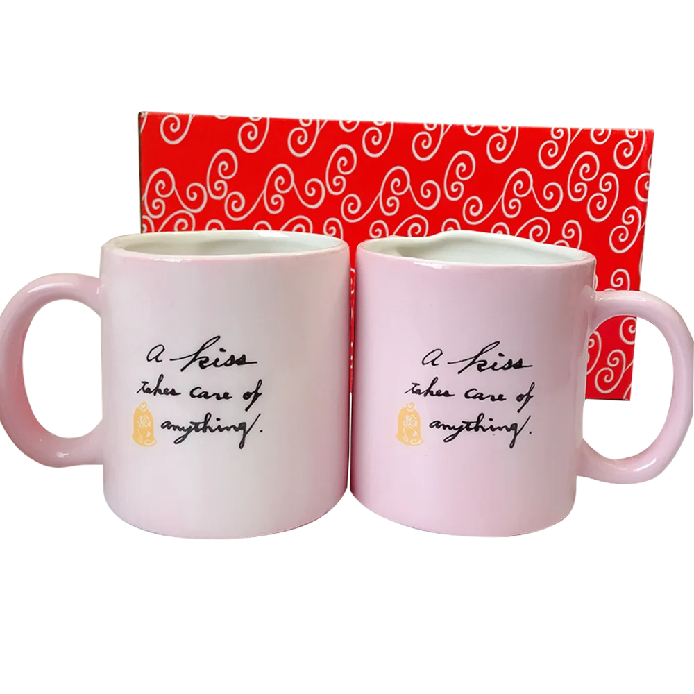 Кофейная кружка для влюбленных Красавица и чудовище керамические чашки кружки