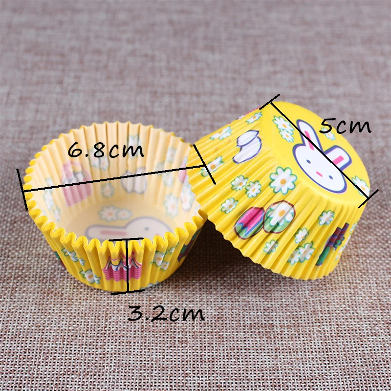 100 шт./компл. торт Топпер форма для выпечки тортов DIY Бумага чашка на день рождения
