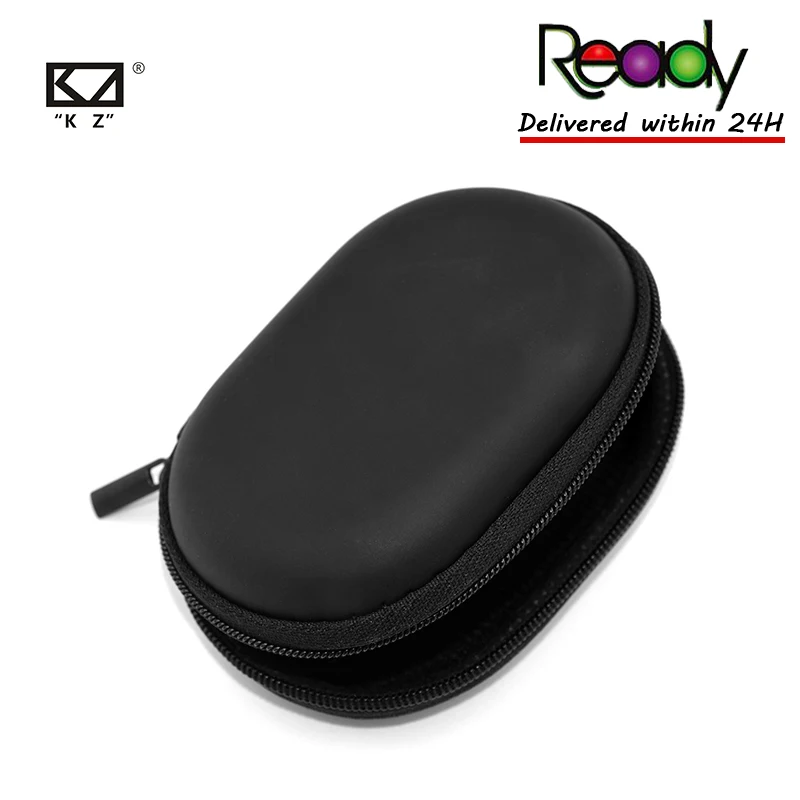 Чехол для наушников Ready KZ ZSX ZS10 PRO сумка хранения с овальным логотипом черная