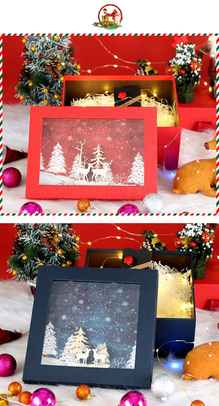 

Red Gift Box for Christmas Birthday Wedding Graduation Kid Packaging Wholesale