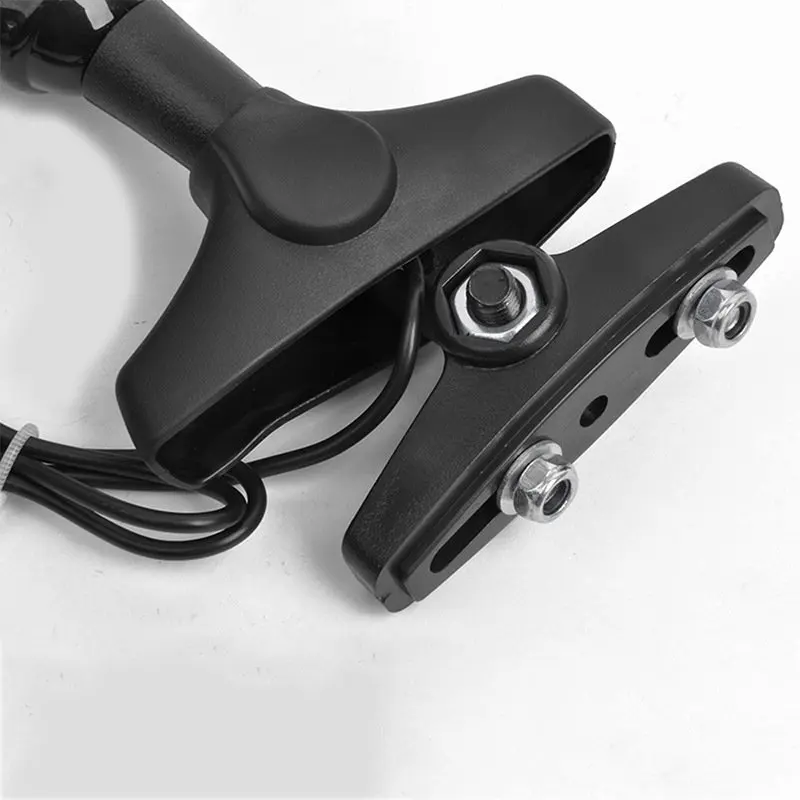 

2PCS High Quality LED Motorcycle Turn Signal Light Side Mirror ABS Housing Integrated Aluminum Stem For Honda For Suzuki