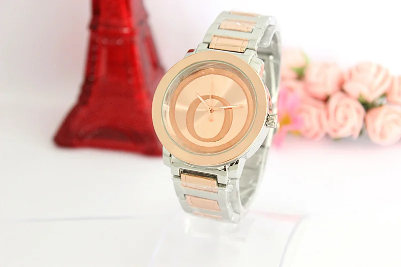 

RLLEN Stainless Steel Men Women Couples Quartz Watches Fashion Luxury Jewelry Gift Temperament Wedding Retro Generous