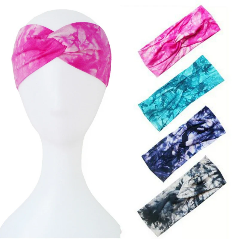 

Женская эластичная повязка на голову, Широкий Эластичный Тюрбан для девушек, спа, 2021