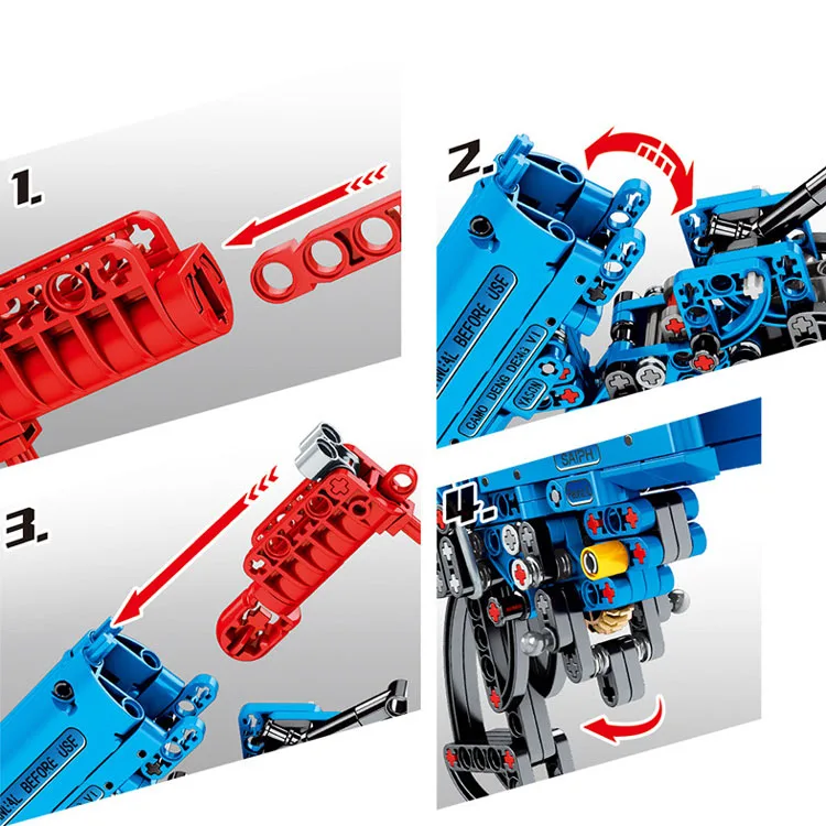 

Military Weapon Classic PUBG Game Flare Gun Set Building Blocks Creator World War 2 Soldier Figures Arms Bricks Kid Toys For Boy