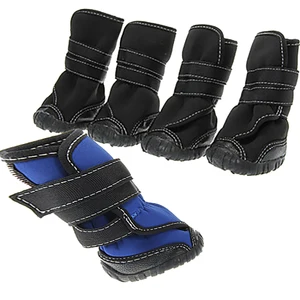 Обувь для больших собак, с защитой от ветра Нескользящие уличные ботинки для питомца собаки Модная обувь Большая Собака теплые ботинки Pet зимние ShoesXL-4XL