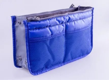 Blue Многофункциональный макияж, косметичка, маленькая сумочка, сумка органайзер для путешествий, сумка для туалетных принадлежностей CC001 - Color: Blue