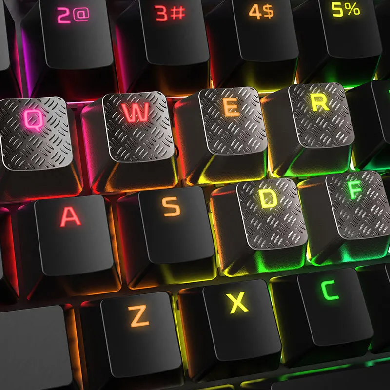 Kingston HyperX FPS& MOBA игровой ключ кепки обновленный комплект для RGB игровая механическая клавиатура геймера 8 шт. Серебряный титановый ключ s