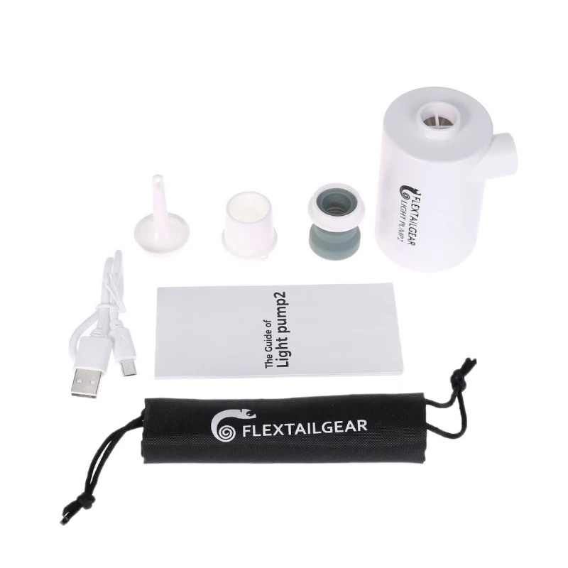 

Mini Light Air Pump USB Recharge Portable Waterproof For Outdoor Air bed Inflatables Quick Inflate Deflate Camping Tools
