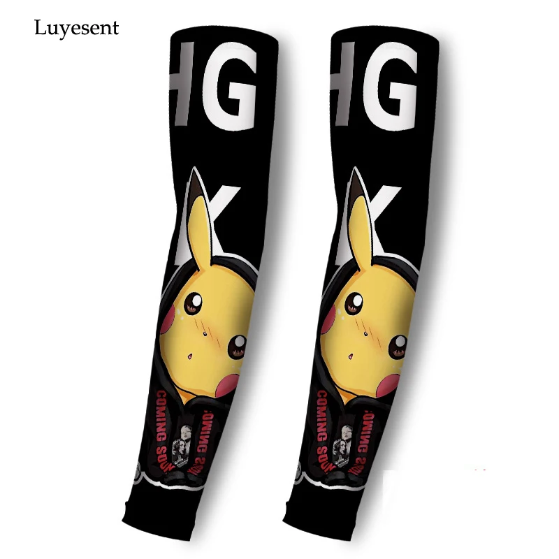 10 узоров ледяная ткань унисекс мультфильм &quotПокемон-Пикачу&quot Печать манга