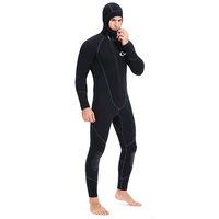 Diving Suit Male Full Bodysuit Wetsuit 5mm Neoprene Stretchy Diving Dress Surfing Snorkeling Zipper Long Sleeve Wetsuit