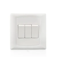 lighting 3 gang 1 2 way wall light switchwall home switchwhite pc panel material 10a type touch onoff switch