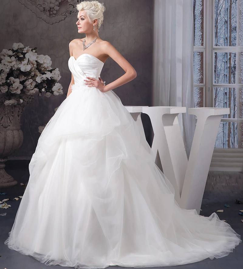 Vestido De Novia 2021 роскошные белые свадебные платья размера плюс для женщин Бальные