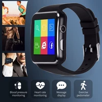 relogio bluetooth x6 smartwatch 2021 support sim tf card smart watch men pedometer watch for women alarm clock smartbracelet and