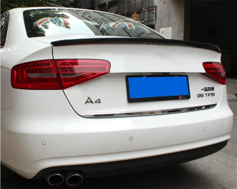 Спойлер из углеродного волокна для AUDI A4 S4 RS4 B8.5 2012 2013 2014 2015 2016 крыло выступ