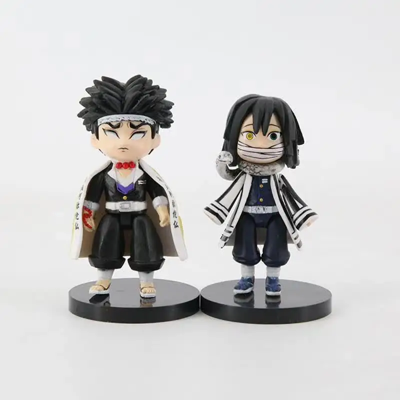 

9pcs/set Demon Slayer Anime Figure Rengoku Kyoujurou Tomioka Giyuu Kochou Shinobu Action Figure Toys Kimetsu no Yaiba Figurine