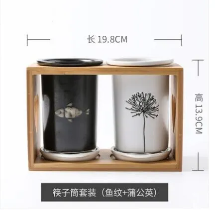 1pcs Керамический стеллаж для хранения палочек для еды, Многофункциональные бытовые керамические палочки для еды, трубчатые пористые дренажные палочки для еды, клетка, кухонные принадлежности - Цвет: 1pcs