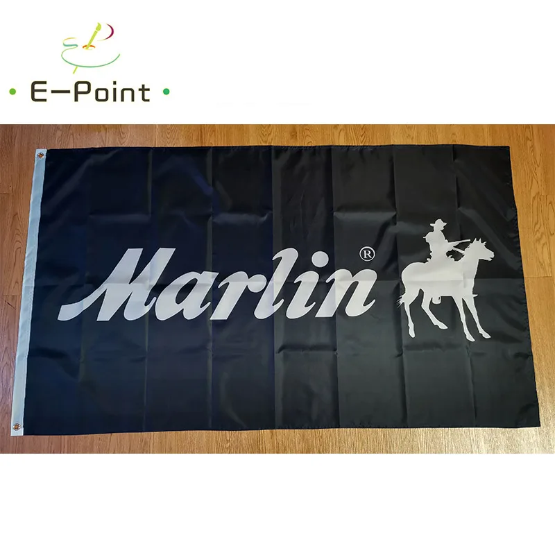 Marlin флаг пистолета 3 фута * 5 футов (90*150 см) размер рождественские украшения для