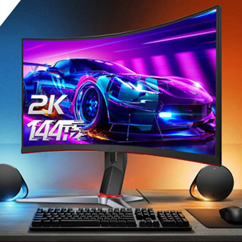 27in 144Hz ESCHE 2K ULTRA hd ЖК монитор для компьютера изогнутый Настольный экран|Мониторы| |