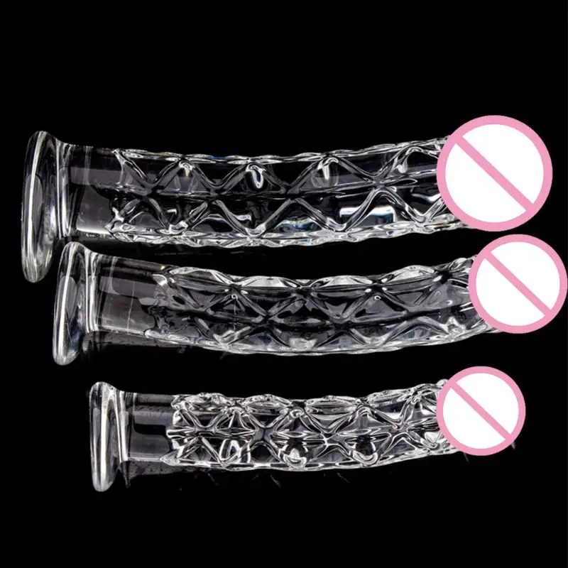 Водонепроницаемый прозрачный фаллоимитатор Анальная пробка женский мужской