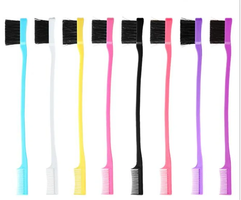 20 шт./лот двусторонняя расческа для бровей укладки волос|Расчески| |