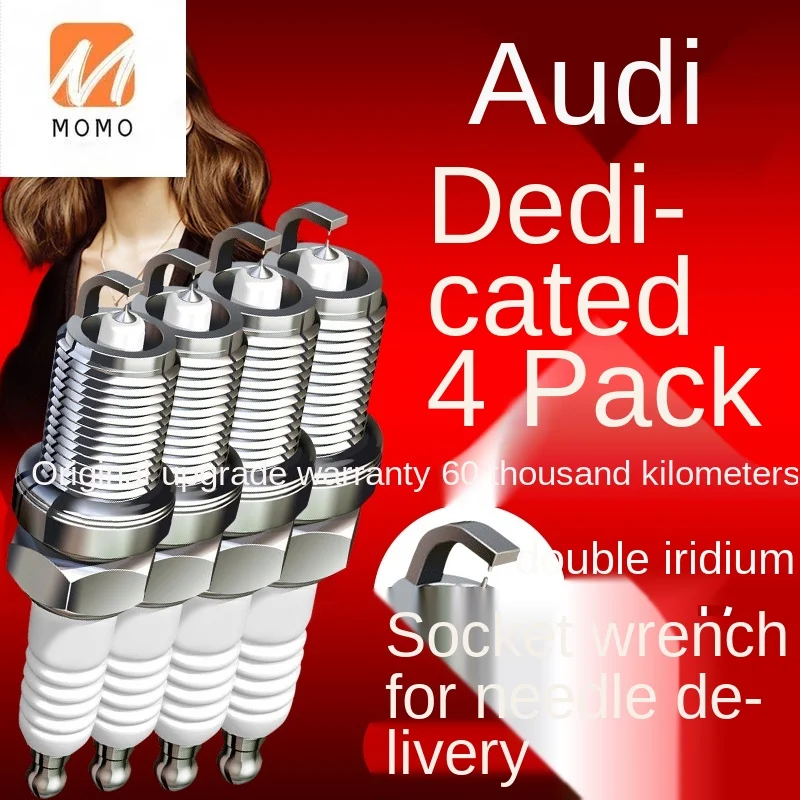 

Suitable for A4L/A6L A4 Spark Plug 2.0T Genuine Q3 Q5 Iridium A3 A5 A6 A7 Original Original