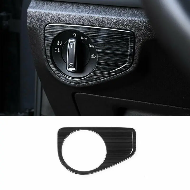 

For VW Teramont Atlas 2018-2021 Black Steel Function Control Button Frame Trim Stainless Steel