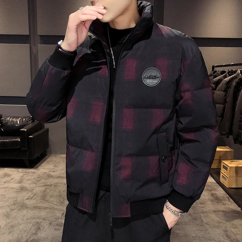 Men's down jacket 90% white duck down coats new short handsome trend thickened warm winter casual coat