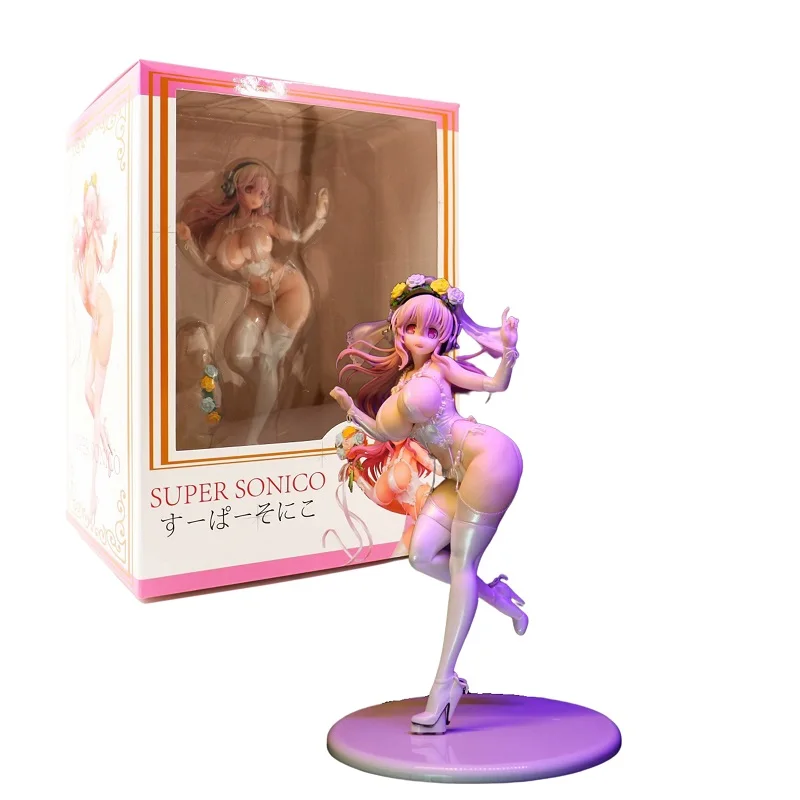 

Аниме сексуальная фигурка Супер Sonico 10-я годовщина свадебное платье Ver. ПВХ экшн-фигурка Коллекционная модель игрушка для взрослых кукла под...