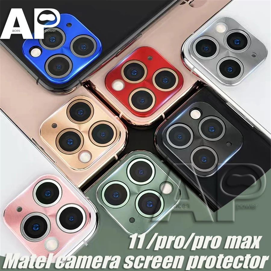 Протектор объектива Acespower оптовая продажа металлическая рамка для iPhone 11 PRO MAX