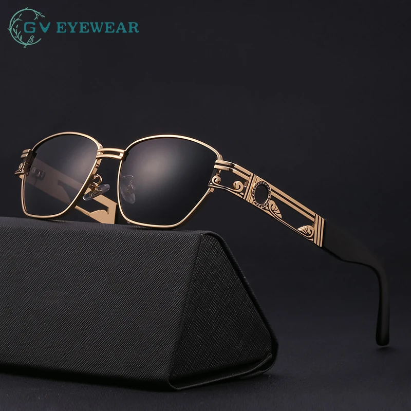 

Steampunk luxurious brand comfort wearing sunglasse new woman trendy retro good quality men outdoor drive fishing eyeglasses