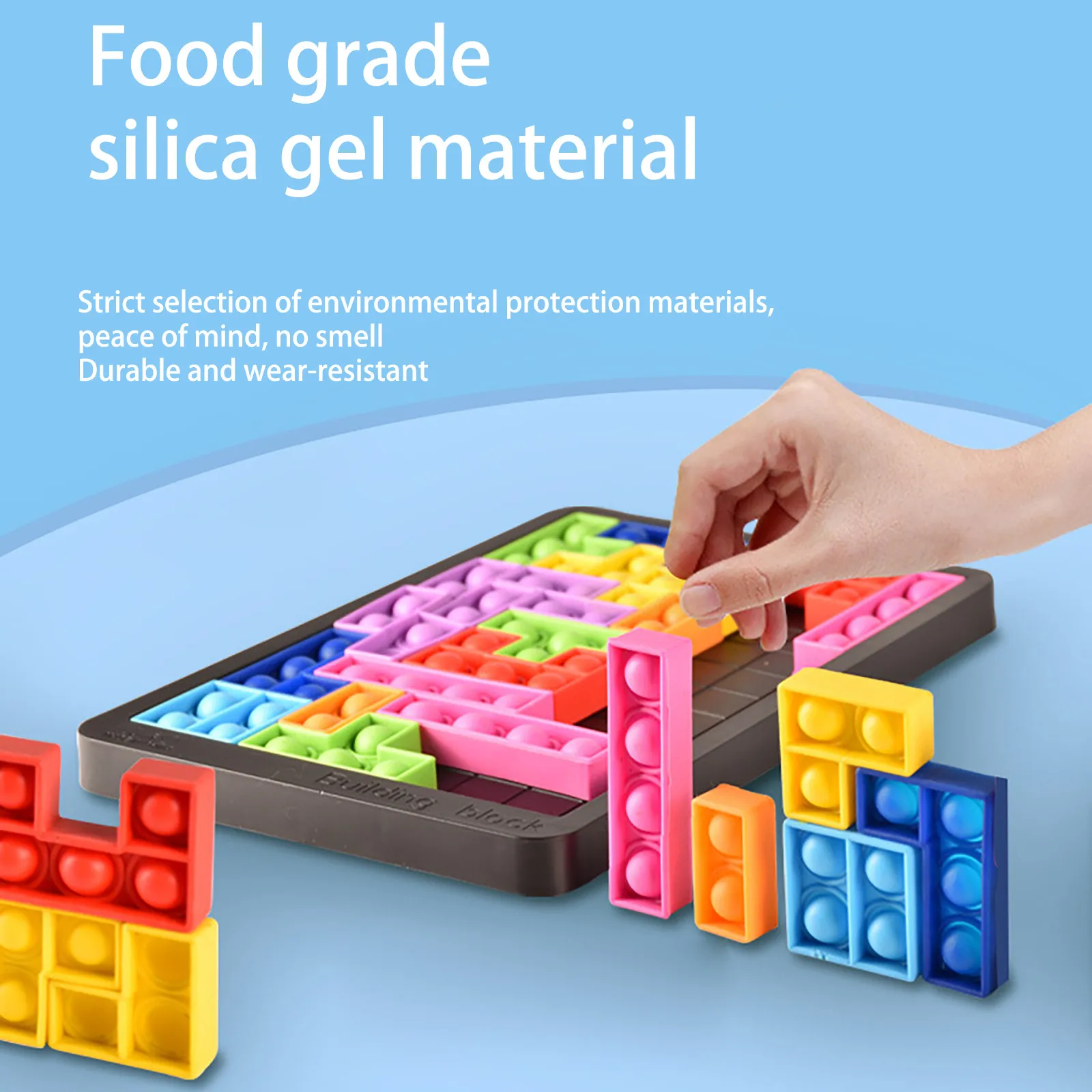 

Игрушка-антистресс, пузырьковая игрушка-антистресс, головоломка T-etris, игрушки для снятия стресса, фиджет-календарь, дешевая бесплатная дост...