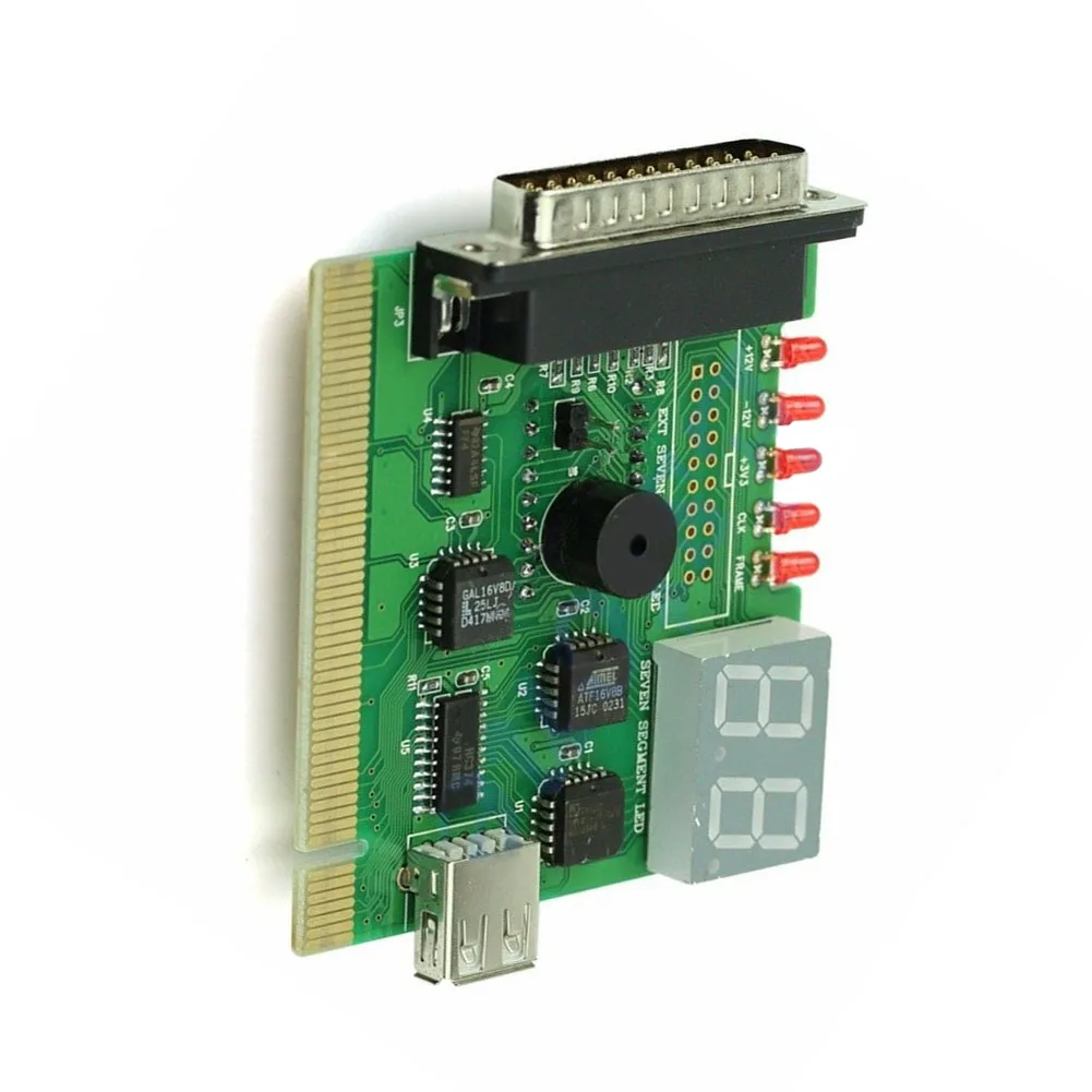 С светильник PCI PC материнская плата цифровой тестер диагностическая карта