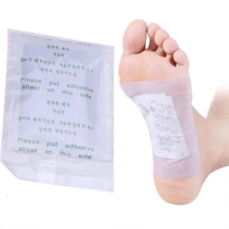 10 шт. клеющимся Уход за ногами Детокс пластыри на стопы бамбуковые улучшающие сон