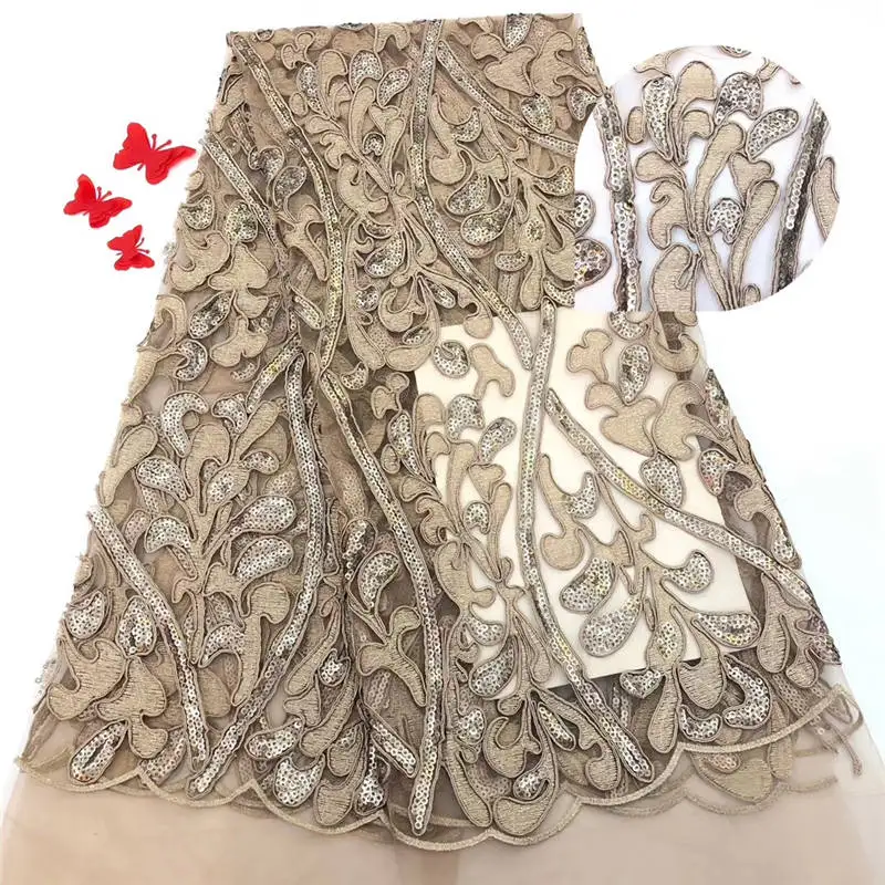 5 ярдов разноцветные Блестки Блестящие Свадебные французские кружева