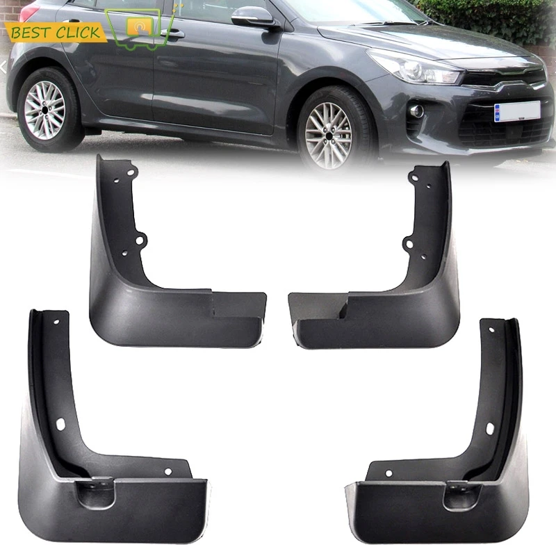 Комплект литых автомобильных брызговиков для Kia Rio Rio5 2017 2018 2019 брызговики люков