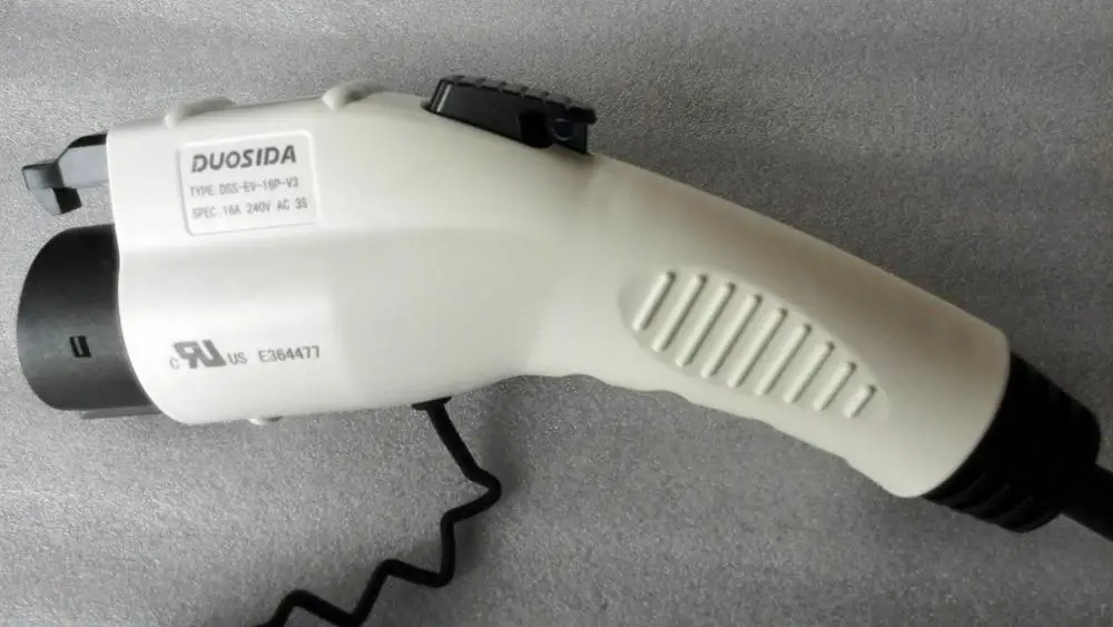 Портативный EV зарядное устройство адаптер SAE J1772 16A 32A EV зарядное устройство тип 1 гнездовой EVSE разъем для электромобиля