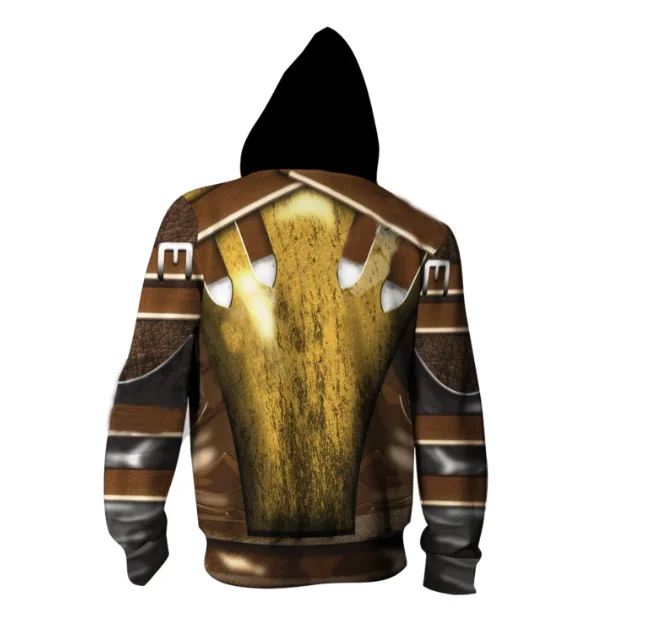 Новинка костюмы для косплея Hanzo Hasashi из мультфильма морталь Спортивная одежда на