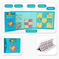 sudoku board logical thinking education portable wooden sudoku board game challenges interactive logic desktop toy for kids