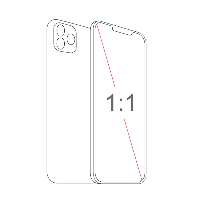 Notch Screen Android большой экран 6 5 дюйма металлический корпус 11Pro смартфон