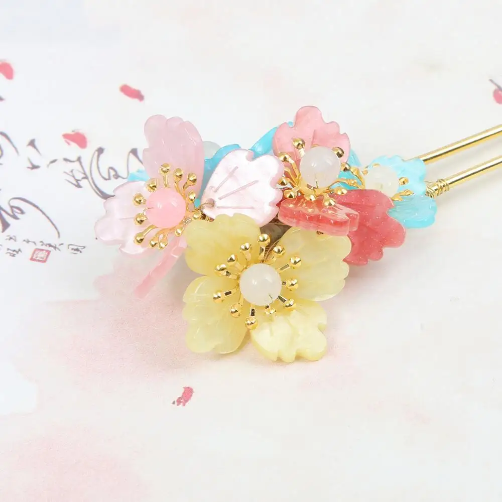 10 шт. акриловые бусины в виде лепестков пиона | Украшения и аксессуары