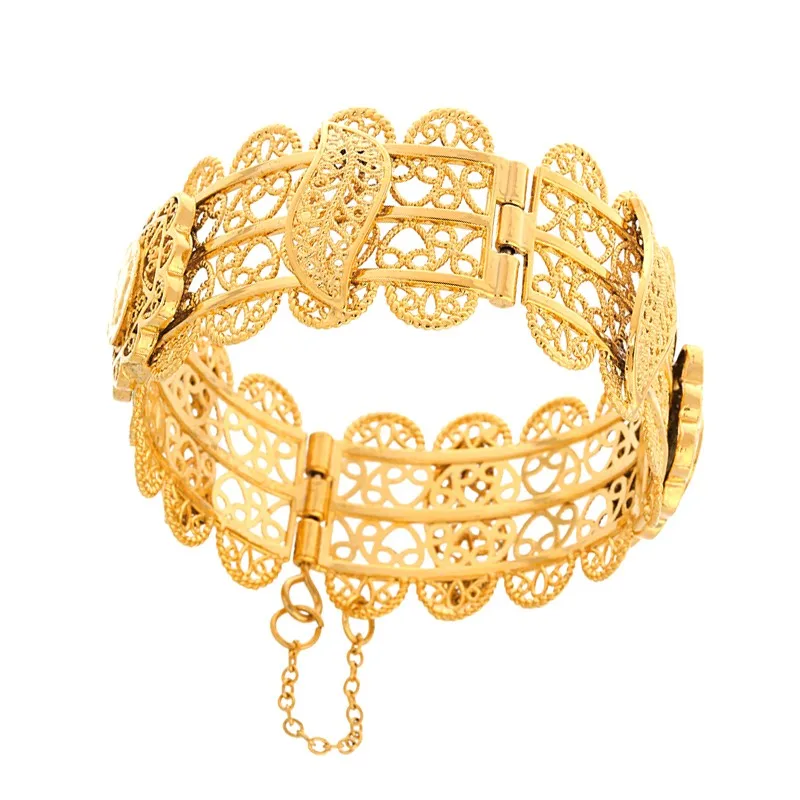 Браслет с монетами Napoleon iii большой массивный браслет для женщин золотой цвет