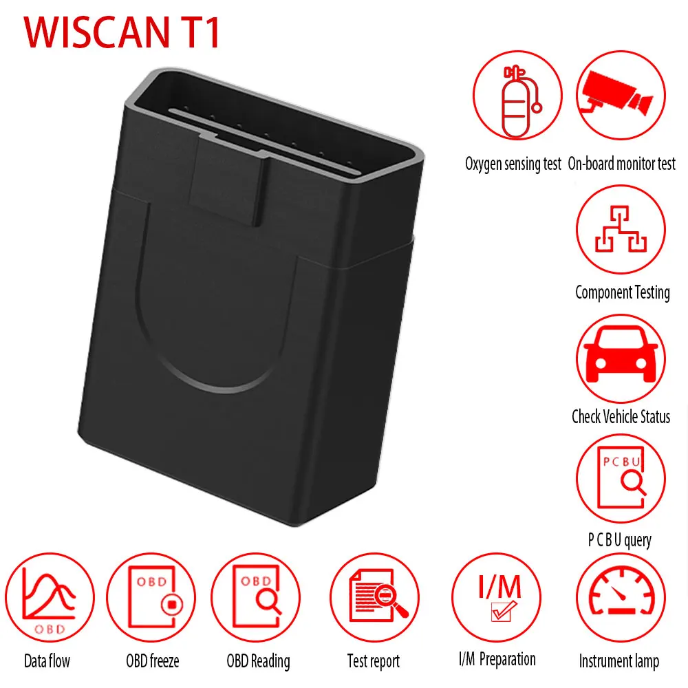 Tabscan T1 Bluetooth OBD2 сканирующий инструмент для Android портативное умное диагностическое