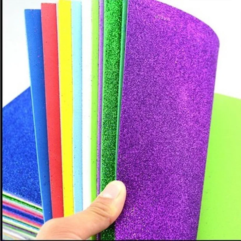5 шт./пакет блеск пены бумажный альбом губка бумажные украшения картон Diy крафт