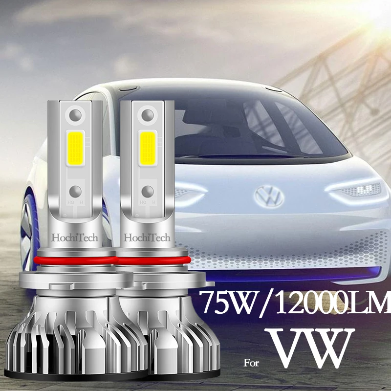 for VW Volkswagen Golf Passat CC Fox Polo Vento Jetta Touran Sharan High Beam Low Beam Headlight Bulbs Led Fog Light H1 H7 H11