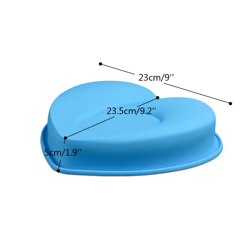 1 шт. силиконовые формы для шоколада формочки мыла в форме сердца ледяные