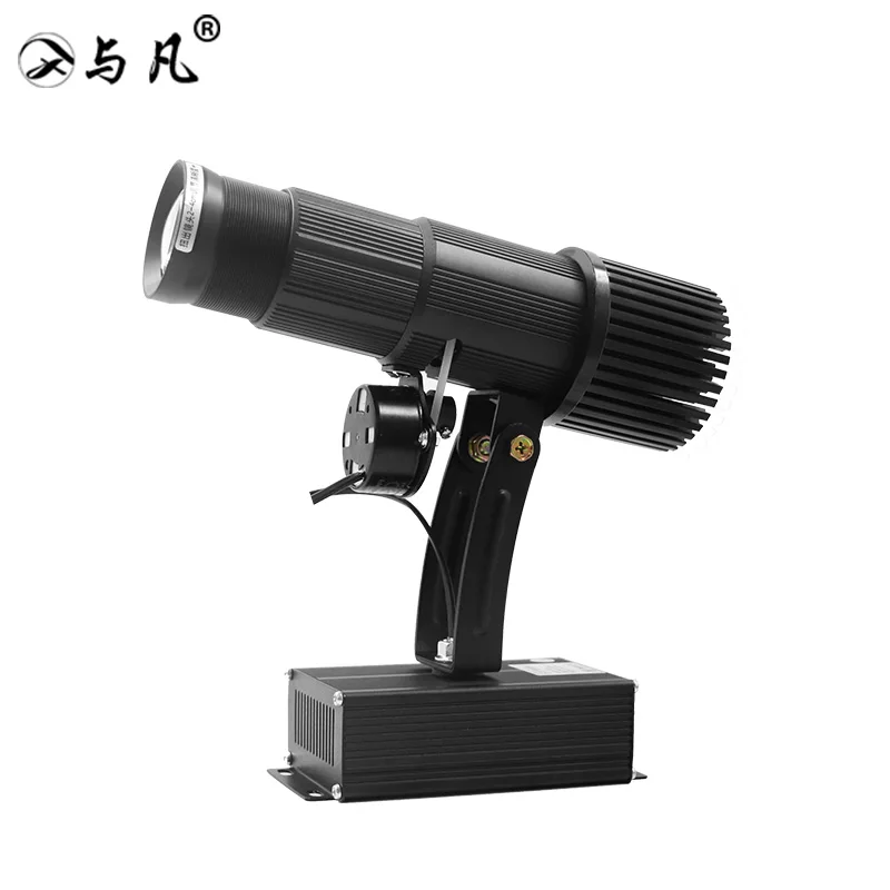 Customized Pattern 25w 12V DC Logo Projector Black Color Gobo Advertising Lamp Projector