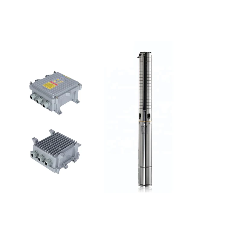 

4SSC96750 1HP 90 м головка погружной BLDC рабочее колесо из нержавеющей стали Солнечный водяной насос с MPPT контроллером