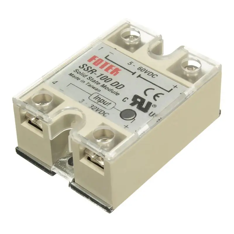 SSR-100 DD Solid State Module Solid-state Relay DC-DC 100A 3-32V DC/5-60V DC | Обустройство дома
